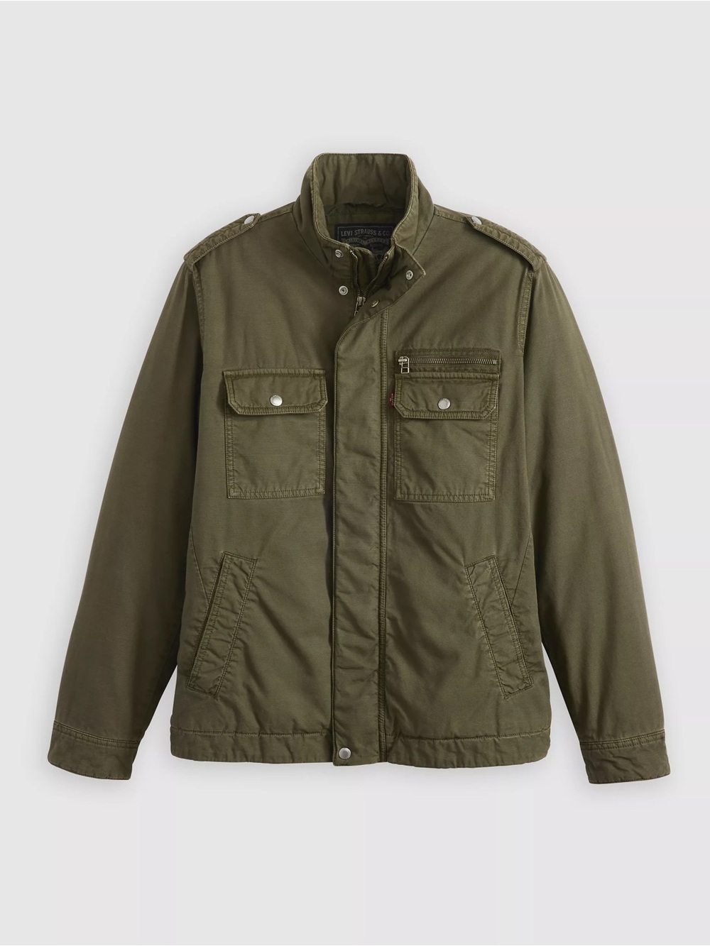 Levi's Olive Green Military Field Jacket for Men